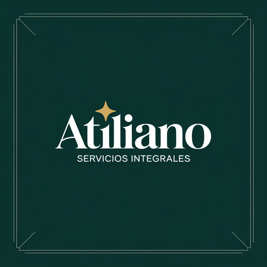 Página web para ATILIANO Servicios Integrales, con diseño elegante y galería de proyectos
